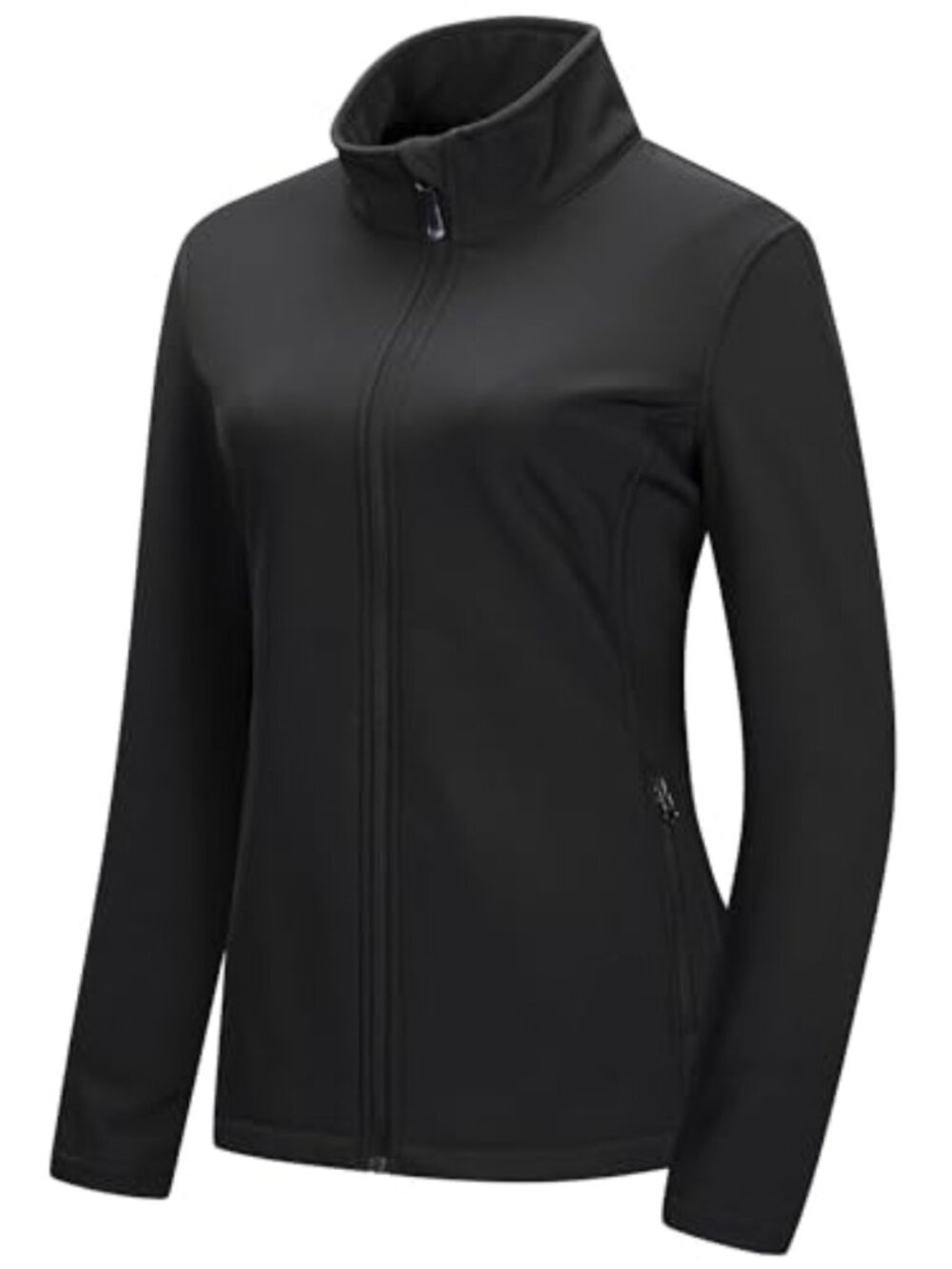 Women's Lightweight Softshell Jacket Fleece Lined Windbreaker